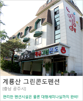 [충남 공주시] 계룡산 그린콘도펜션
