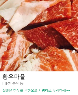 [대전 봉명동] 황우마을