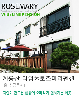[충남 공주시] 계룡산 라임休-로즈마리 펜션